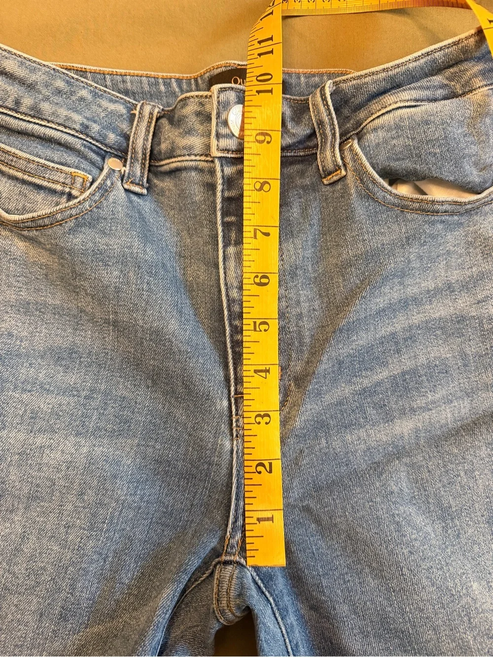 Quince Light Blue Women's Straight Leg Jeans